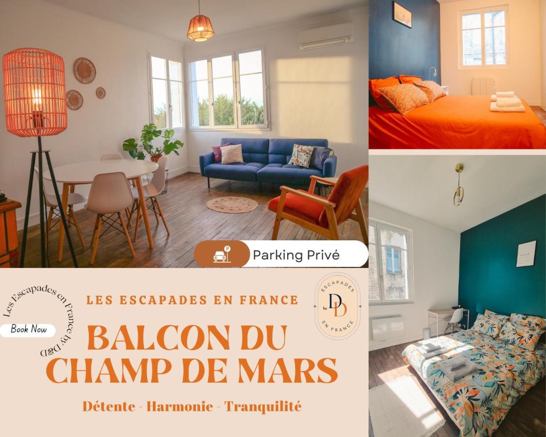 Balcon Du Champ De Mars - #Parking #Air Conditioner #Clim アングレーム エクステリア 写真